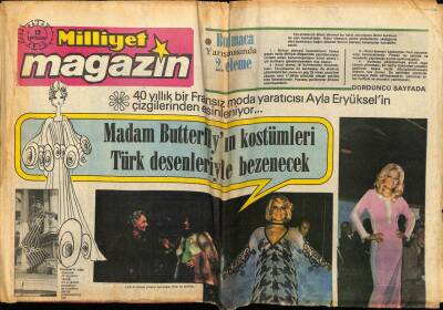 Milliyet Gazetesi Magazin Eki 13 Nisan 1975 - En Tatlı Cadı,Filiz Akın GZ78556 - 1