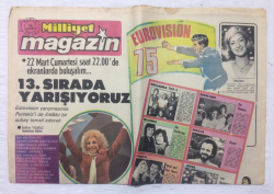 Milliyet Gazetesi Magazin Eki 13 Ocak 1985 - Rıza Silahlıpoda-Nilüfer Çifti Melike Restoranda Aşklarını Yaşadılar - GZ17426 - 1