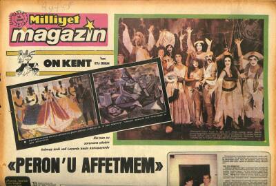 Milliyet Gazetesi Magazin Eki 14 Kasım 1976 - Şenay 7. Şarkı Tokyo Şenliğinde GZ85754 - 1