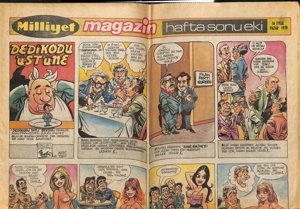 Milliyet Gazetesi Magazin Eki 16 Eylül 1979 - Yasemin Kutsi Kendini Anlattı! - Yüksel Üzel İlk Filmine Başlıyor! GZ138436 - 1