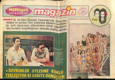 Milliyet Gazetesi Magazin Eki 16 Temmuz 1978 - İlber Ortaylı,Uygur Kocabaşoğlu GZ75068 - 1