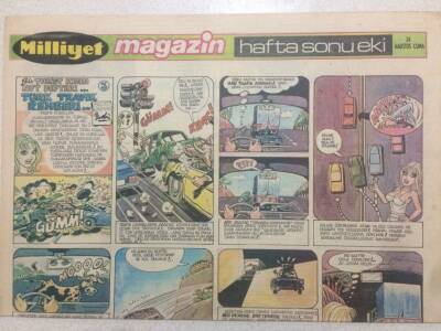 Milliyet Gazetesi Magazin Eki 17 Şubat 1980 - Türkan Şoray Peşpeşe 3 Ortak Yapımda Oynayacak GZ50637 - 1