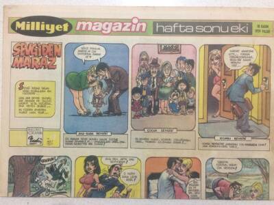 Milliyet Gazetesi Magazin Eki 18 Kasım 1979 - Sevgiden Maraz GZ50642 - 1