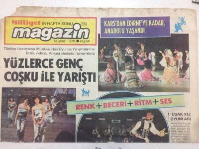 Milliyet Gazetesi Magazin Eki 18 Mart 1979 - Yüzlerce Genç Yarıştı GZ52109 - 1
