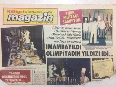 Milliyet Gazetesi Magazin Eki 19 Kasım 1978 - İmambayıldı Olimpiyatın Yıldızı İdi GZ52108 - 1