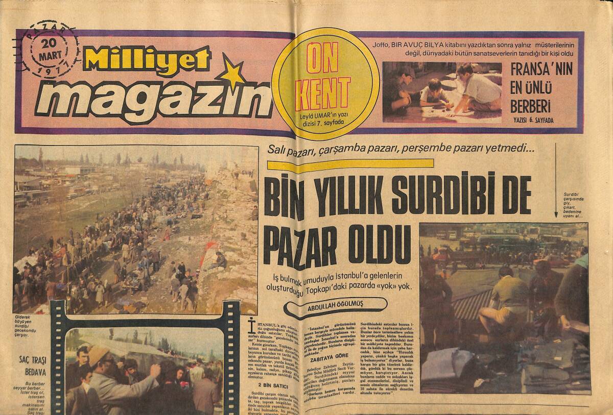 Milliyet Gazetesi Magazin Eki 20 Mart 1977 - Lauda Herkes '' O Bitti '' Derken Yine Yıldızlaştı GZ152265 - 1