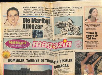 Milliyet Gazetesi Magazin Eki 23 Temmuz 1978 - Romenler Türkiyede Turistik Tesis Kuruyor GZ75067 - 1