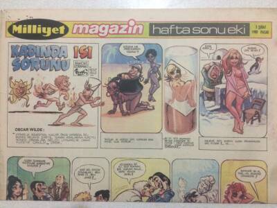 Milliyet Gazetesi Magazin Eki 24 Ağustos 1980 - Erol Büyükburç Eşini Sahneye Çıkarttı GZ50638 - 1