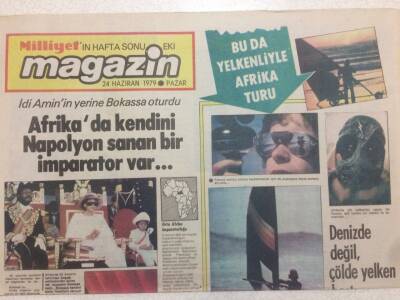 Milliyet Gazetesi Magazin Eki 24 Haziran 1979 - Afrikada Kendini Napolon Sanan İmparator GZ52142 - 1