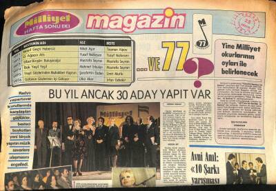Milliyet Gazetesi Magazin Eki 25 Aralık 1977 - Seyyal Taner Avrupaya Yerleşecek GZ85598 - 1
