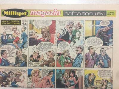 Milliyet Gazetesi Magazin Eki 25 Kasım 1979 - Charles Bronson Kıskançlık Yüzünden Kavga Etti GZ50629 - 1