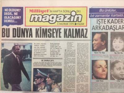 Milliyet Gazetesi Magazin Eki 3 Haziran 1979 - Bu Dünya Kimseye Kalmaz GZ52144 - 1