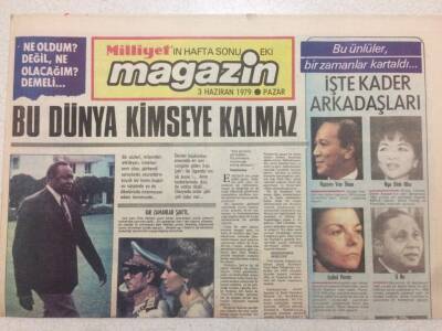 Milliyet Gazetesi Magazin Eki 3 Haziran 1979 - İşte Kader Arkadaşları GZ52145 - 1