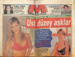 Milliyet Gazetesi Magazin Eki 3 Mayıs 1992 - Fatin Rüştü Zorlunun Torunu Eşinden Boşandı GZ61244 - 1