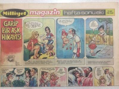 Milliyet Gazetesi Magazin Eki 30 Mart 1980 - Cüneyt Arkın Ve Emel Sayın İlk Kez GZ50627 - 1