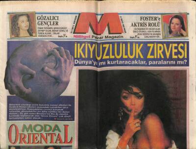Milliyet Gazetesi Magazin Eki 31 Mayıs 1992 - Serpil Çakmaklı Eşiyle Anlaştı GZ61245 - 1
