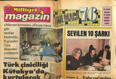 Milliyet Gazetesi Magazin Eki 4 Ocak 1976 - İpekyolu nun İki Ucu Türkiye Ve Japonya GZ78561 - 1