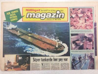 Milliyet Gazetesi Magazin Eki 5 Ağustos 1979 - Mina Dev Gibi Oldu GZ52127 - 1