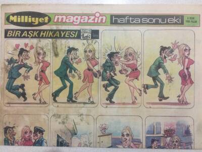 Milliyet Gazetesi Magazin Eki 6 Ocak 1980 - Türkan Şoray Kendini Seslendiriyor GZ50626 - 1