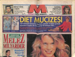 Milliyet Gazetesi Magazin Eki 7 Haziran 1992 - Hülya Avşar Huzur Arıyor GZ61249 - 1
