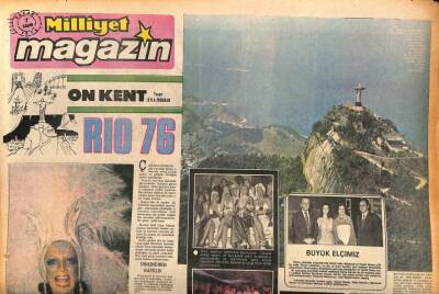 Milliyet Gazetesi Magazin Eki 7 Kasım 1976 - Dünya Şampiyonu Hunt Sıkışık Trafikten Yılmış GZ85571 - 1