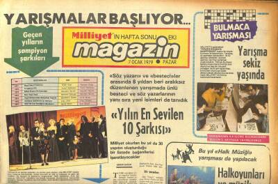 Milliyet Gazetesi Magazin Eki 7 Ocak 1979 - Abu Dabide Yalnız Kadınlar İçin Banka Açıldı GZ86659 - 1
