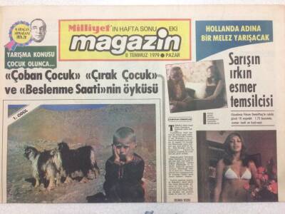 Milliyet Gazetesi Magazin Eki 8 Temmuz 1979 - Dünyanın En Seksi Erkekleri GZ52125 - 1