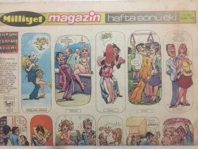 Milliyet Gazetesi Magazin Eki 9 Eylül 1979 - Türkan Şoray,Cüneyt Arkın Ve Kadir İnanır GZ50644 - 1