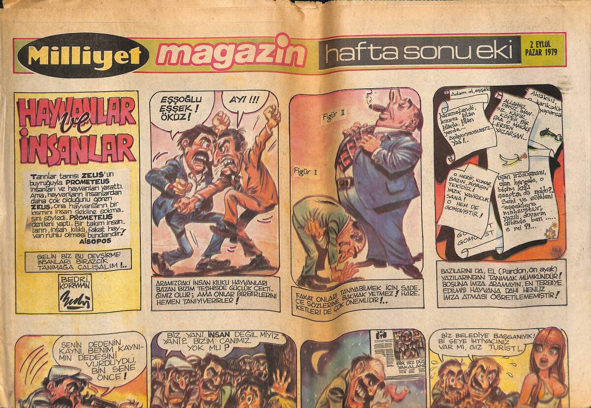 Milliyet Gazetesi Magazin Haftasonu Eki 2 Eylül 1979 - Türkan Şoray 1979 Yılını 3 Filmle Kapayacak - Müjde Ar-Orhan Gencebay * Aşkı Ben Mi Yarattım GZ138219 - 1