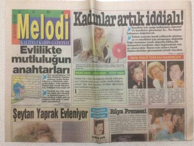 Milliyet Gazetesi Melodi Eki 24 Ağustos 1990 - Evlilikte Mutluluğun Anahtarı GZ51354 - 1