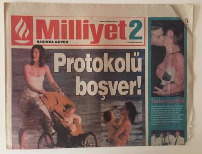 Milliyet Gazetesi Milliyet 2 15 Ocak 2001 - Prenses Caroline , Protokolü Boşver GZ31349 - 1