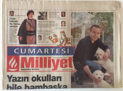 Milliyet Gazetesi Milliyet Eki 9 Haziran 2001 - Tarık Ata Şimşek İle Çok Özel GZ22237 - 1
