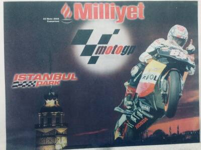 Milliyet Gazetesi Motogp Eki 22 Ekim 2005 - Hızın Yeni Adresi GZ47511 - 1