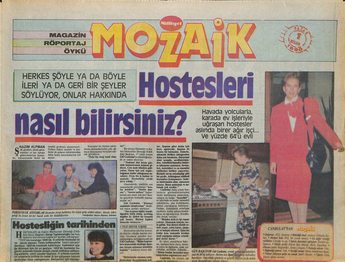 Milliyet Gazetesi Mozaik Eki 1 Nisan 1990 - Marilyn Monroe Yaşıyor GZ157957 - 1