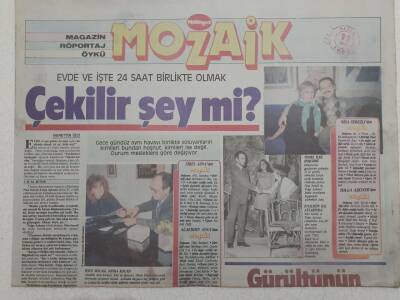Milliyet Gazetesi Mozaik Eki - 11 Mart 1990 - İsveçte Türkler de Yaşıyor GZ112655 - 1