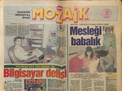 Milliyet Gazetesi Mozaik Eki 11 Şubat 1990 - Hayvanların Annesi Meliha Yılmaz GZ61238 - 2
