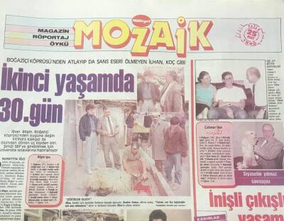 Milliyet Gazetesi Mozaik Eki 25 Mart 1990 - Üniversiteli Dansöz Melike GZ36451 - 1