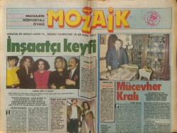 Milliyet Gazetesi Mozaik Eki 28 Ocak 1990 - Mücevher Kralı,Oktay Gökakın GZ61236 - 2