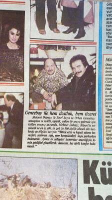Milliyet Gazetesi Mozaik Eki 28 Ocak 1990 - Orhan Gencebay İle Hem Dostluk , Hem Ticaret GZ114469 - 2