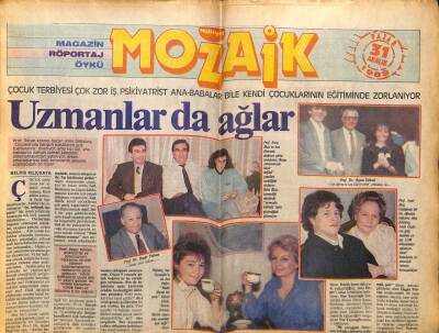 Milliyet Gazetesi Mozaik Eki 31 Aralık1989 - Milli Şef Henüzz Gitmedi,YazanDeniz Arman GZ61233 - 2