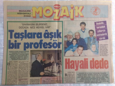 Milliyet Gazetesi Mozaik Eki 6 Mayıs 1990 - Taşlara Aşık Bir Profösör,Bedrettin Pars GZ21562 - 1