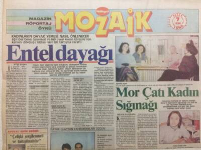 Milliyet Gazetesi Mozaik Eki 7 Ocak 1990 - Entel Dayağı GZ34839 - 1