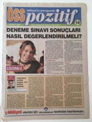 Milliyet Gazetesi Öss Pozitif Eki- 29 Mart 2007 - Deneme Sınavı Sonuçları Nasıl Değerlendirilmeli - GZ43739 - 2