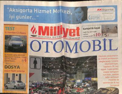 Milliyet Gazetesi Otomobil Eki 28 Şubat 2006 - Otomobilin Gövde Gösterisi Başlıyor GZ118132 - 1