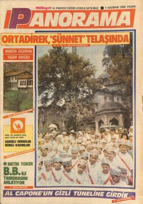 Milliyet Gazetesi Panorama Eki 1 Haziran 1986 - Al Caponeun Gizli Tüneline Girdik GZ114112 - 1