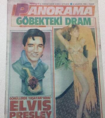 Milliyet Gazetesi Panorama Eki 10 Ağustos 1986 - Gönüllerde Yaşayan Kral Elvis Presley GZ47508 - 1