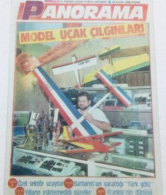 Milliyet Gazetesi Panorama Eki - 28 Eylül 1986 - Model Uçak Çılgınları GZ46412 - 2