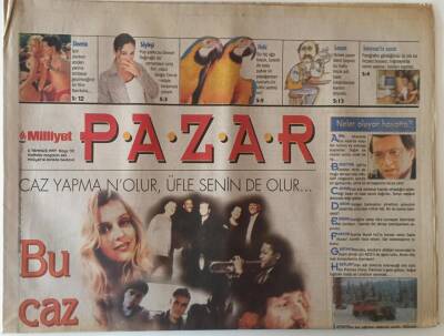 Milliyet Gazetesi Pazar 6 Temmuz 1997 - 4. Uluslararası İstanbul Caz Festivali Başlıyor Bu Caz Şöleni Kaçmaz - GZ20662 - 1
