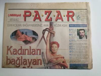 Milliyet Gazetesi Pazar Eki 1 Haziran 1997 Kadınları Bağlayan Sözler -GZ14575 - 1