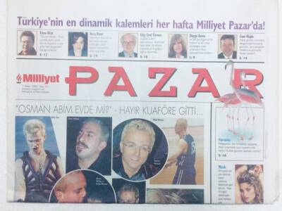 Milliyet Gazetesi Pazar Eki 1 Mart 1998 - Cem Yılmaz,Harun Kolçak GZ40950 - 1
